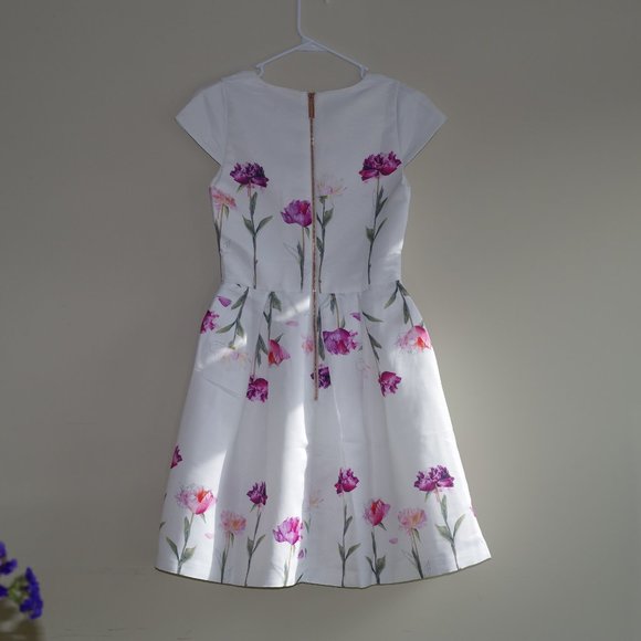 NEW Ted Baker Callila Fit and Fare Sketchbook Dress Ted 234 - Picture 6 of 13